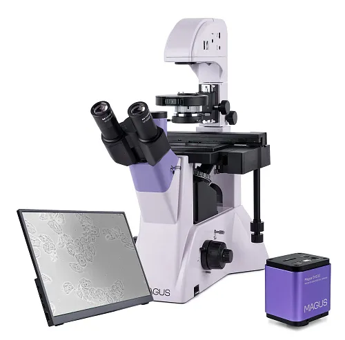 zdjęcie odwrócony mikroskop biologiczny cyfrowy MAGUS Bio VD350 LCD