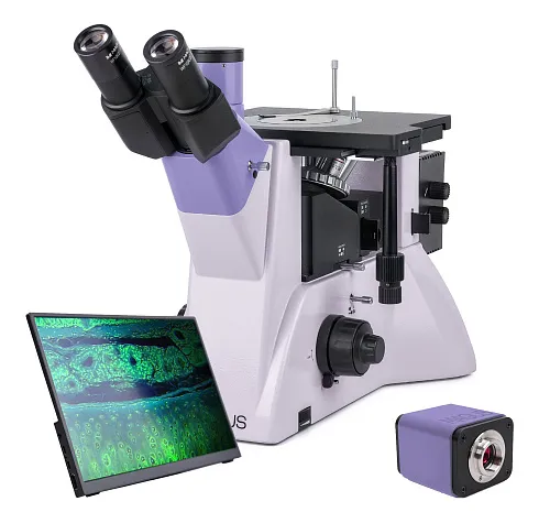 foto odwrócony mikroskop metalurgiczny cyfrowy MAGUS Metal VD700 LCD