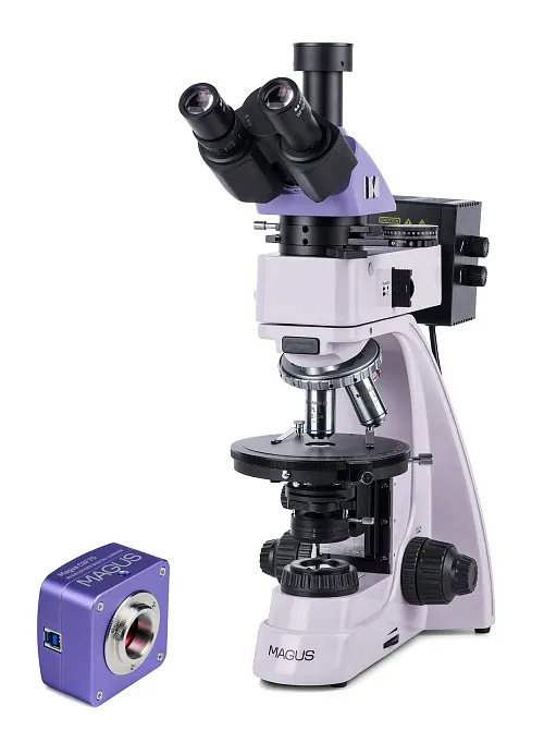 fotografia mikroskop polaryzacyjny cyfrowy MAGUS Pol D850