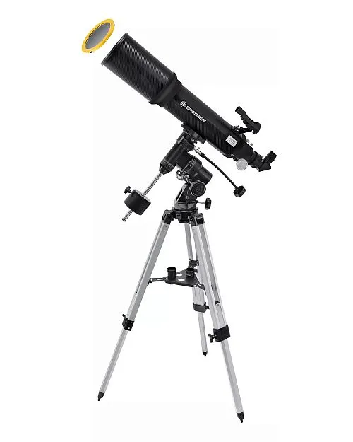 obraz teleskop Bresser Polaris-II AR-102/600 EQ-3 AT-3 z filtrem słonecznym,  1