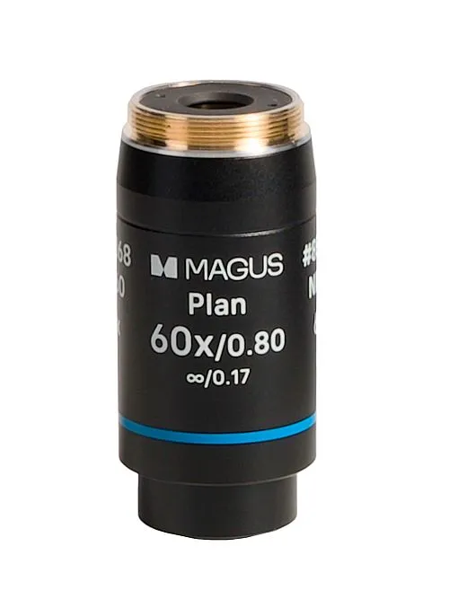 obraz obiektyw MAGUS 60PL60 Plan 60х/0,80 ∞/0,17 H60 mm,  1