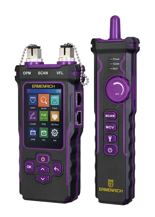 foto wykrywacz przewodów optycznych Ermenrich NetGeeks NP60,  1