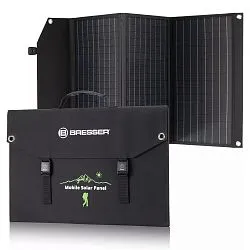obraz przenośna ładowarka słoneczna Bresser 90 W z przyłączem USB