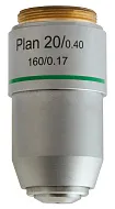 foto obiektyw planarno-achromatyczny Levenhuk MED 20x
