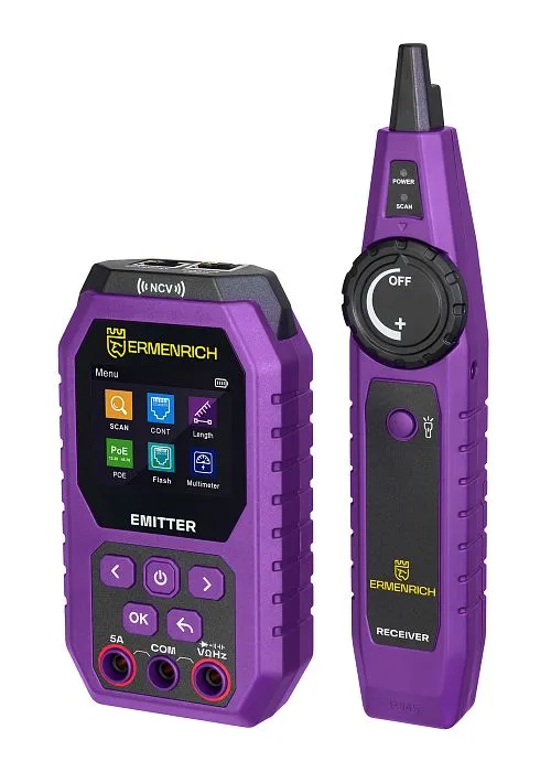 zdjęcie tester przewodów Ermenrich Ping SM75 z miernikiem uniwersalnym,  1