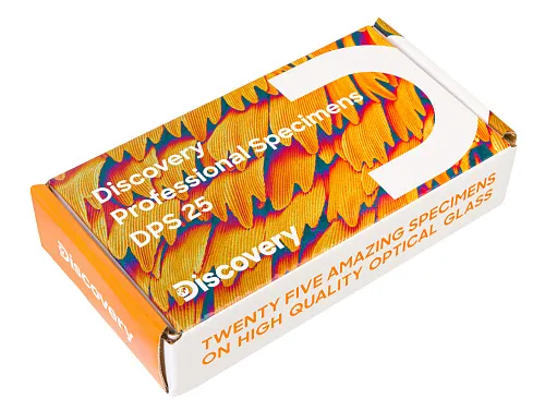 obraz zestaw mikropreparatów Levenhuk Discovery Prof DPS 25. „Biologia, ptaki itp.”,  1