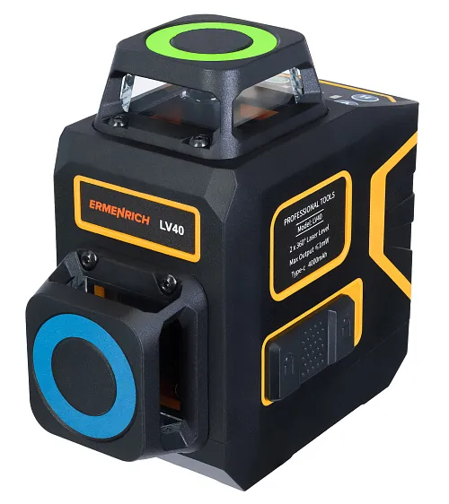 obraz poziomica laserowa Ermenrich PRO LV40, czarny,  1
