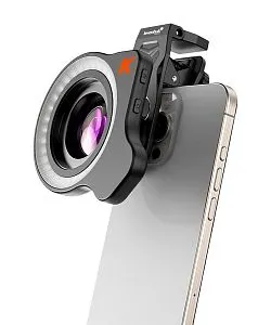 obraz mikrokular z oświetleniem LED do smartfonu Levenhuk Kelvin MCL10 PRO