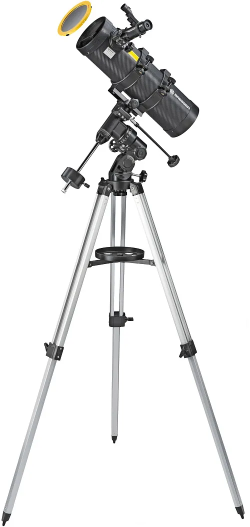 fotografia teleskop Bresser Spica 130/1000 EQ3 z zestawem filtrów