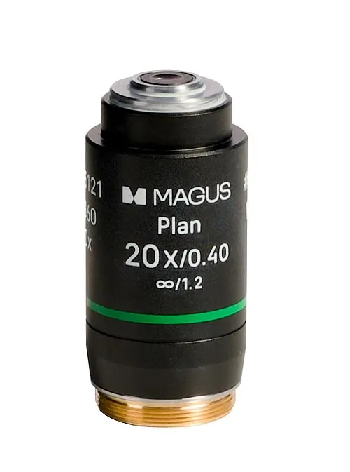 foto obiektyw MAGUS 20PL60V Plan 20х/0,40 ∞/1,2 H60 mm,  1