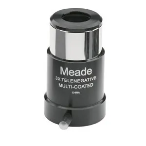 foto soczewka Barlowa o krótkim skupieniu 3x Meade Series 4000 #128 1,25”,  1