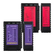 zdjęcie tester przewodów i PoE Ermenrich NetGeeks NP10