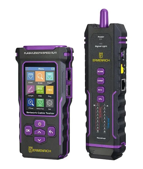 fotografia wielofunkcyjny tester przewodów Ermenrich NetGeeks NP50,  1