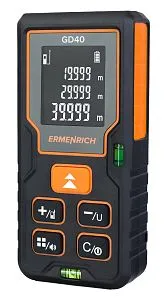 foto miernik laserowy Ermenrich Reel PLUS GD40, czarny