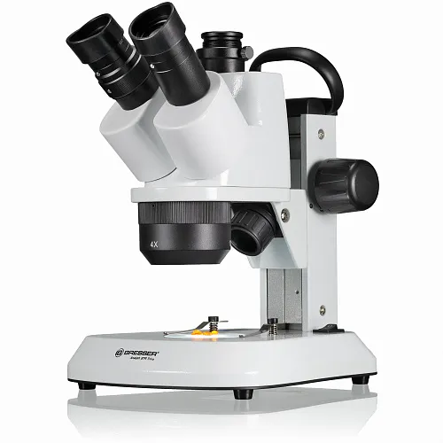 obraz trinokularowy mikroskop stereoskopowy Bresser Analyth STR Trino 10x - 40x,  1