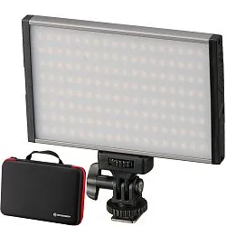 zdjęcie dwukolorowa lampa wideo LED Bresser PT Pro 15B