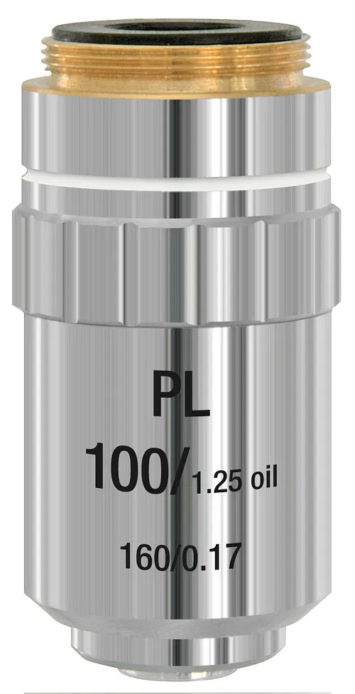 zdjęcie obiektyw planachromatyczny Bresser DIN-PL 100x,  1