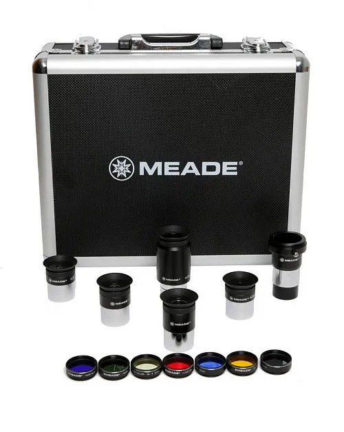 foto okular i zestaw filtrów Meade Series 4000 1,25”,  1