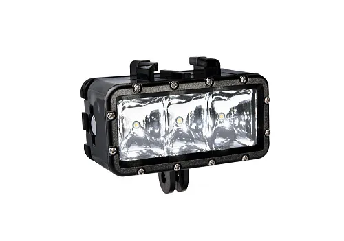fotografia latarka Bresser WP LED do kamer sportowych,  1