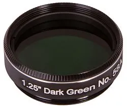 foto filtr ciemnozielony Explore Scientific N58A 1,25"