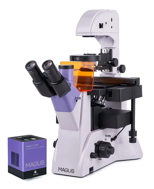 obraz odwrócony mikroskop fluorescencyjny cyfrowy MAGUS Lum VD500L