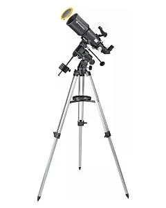 foto teleskop Bresser Polaris 102/460 EQ3 z filtrem słonecznym