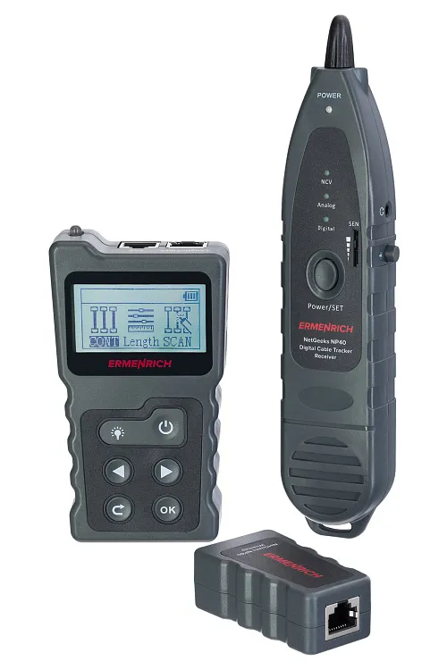 foto wykrywacz przewodów cyfrowych Ermenrich NetGeeks NP40,  1