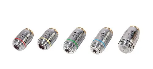 fotografia zestaw obiektywów MAGUS FL S-APO60 PlanF S-Apo 4х/10х/20х/40х/100х (olejowy) ∞/0,17 H60 mm,  1