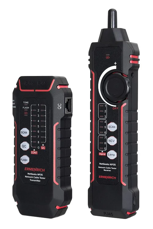 zdjęcie tester przewodów sieciowych Ermenrich NetGeeks NP35,  1
