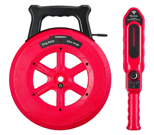 foto wykrywacz niedrożności rur Ermenrich Ping ES20,  1