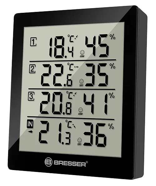 obraz stacja meteorologiczna Bresser Temeo Hygro Quadro,  1