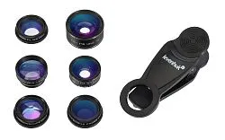zdjęcie zestaw obiektywów do smartfona Levenhuk Lens S7