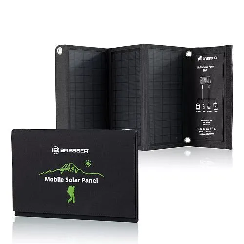 zdjęcie przenośna ładowarka słoneczna Bresser 21 W z przyłączem USB,  1