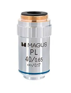 fotografia obiektyw planarny z korekcją do nieskończoności MAGUS MP40 40x/0,65 ∞/0,17