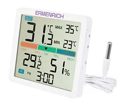 fotografia termohigrometr Ermenrich Report WR10 