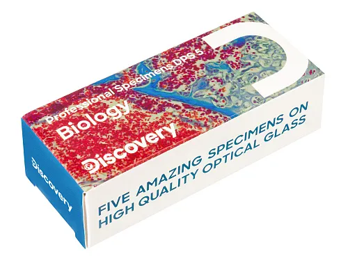 zdjęcie zestaw mikropreparatów Levenhuk Discovery Prof DPS 5. „Biologia”