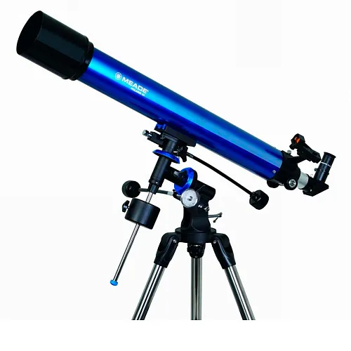 obraz teleskop refrakcyjny Levenhuk Meade Polaris 90 mm EQ