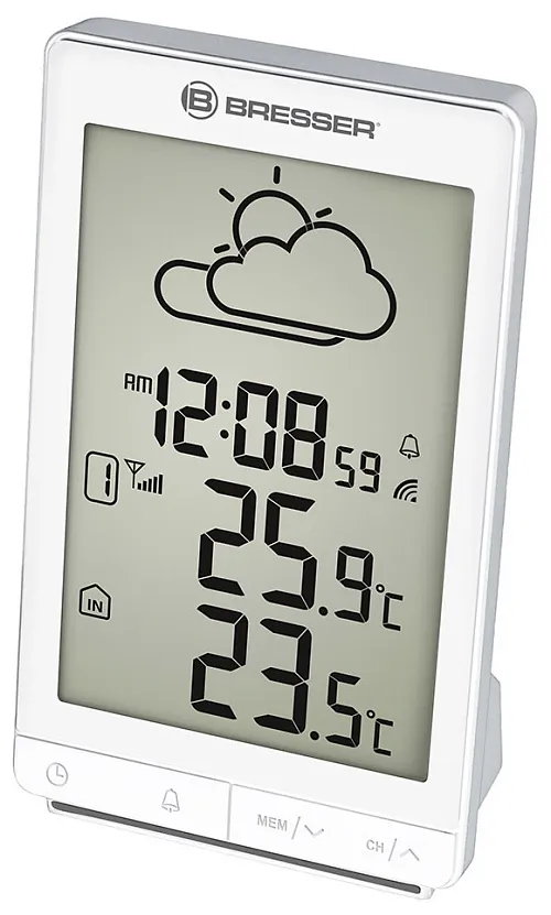 foto stacja meteorologiczna Bresser TemeoTrend STX RC, biała,  1
