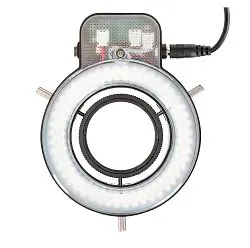 obraz lampa pierścieniowa MAGUS LED 144A z adapterem z gwintem