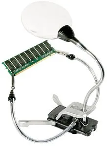 fotografia lupa Bresser 2x/4x LED 88 mm, z uchwytami