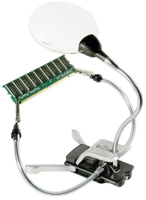 fotografia lupa Bresser 2x/4x LED 88 mm, z uchwytami,  1