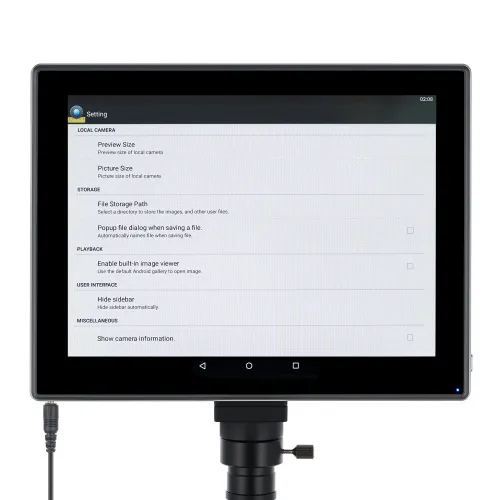 foto trójokularowy mikroskop cyfrowy Levenhuk MED D45T LCD,  16