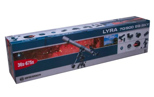 obraz teleskop Bresser Lyra 70/900 EQ-SKY,  21