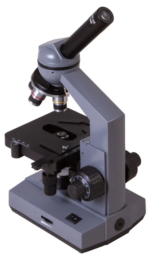 foto monokularowy mikroskop biologiczny Levenhuk 320 PLUS,  6