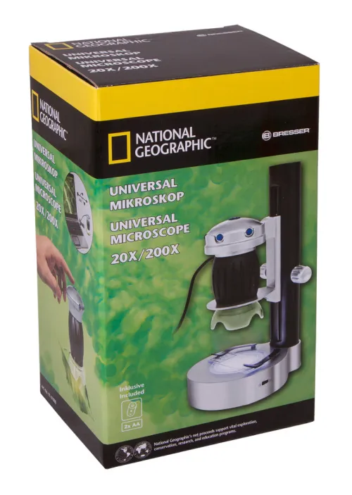foto mikroskop cyfrowy Bresser National Geographic z portem USB i podstawką,  9