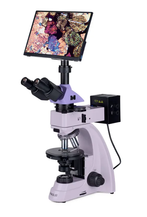 foto mikroskop polaryzacyjny cyfrowy MAGUS Pol D850 LCD,  3