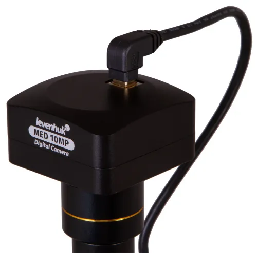 obraz trójokularowy mikroskop cyfrowy Levenhuk MED D30T,  10