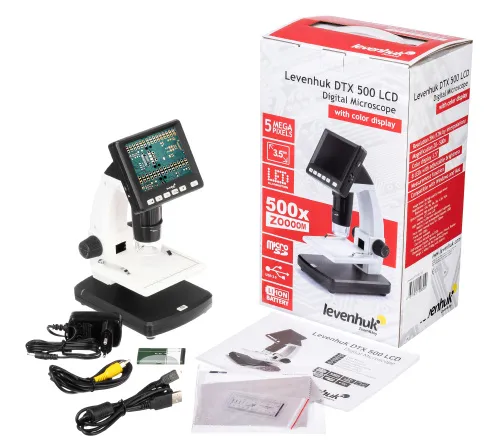zdjęcie mikroskop cyfrowy Levenhuk DTX 500 LCD,  3