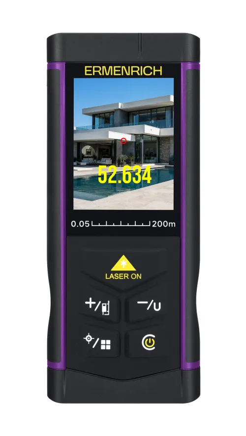 zdjęcie miernik laserowy Ermenrich PRO LR200, z kamerą,  4