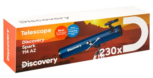 zdjęcie teleskop Levenhuk Discovery Spark 114 AZ z książką,  15